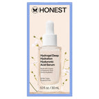 Honest Beauty Hydrogel Deep Hydration Hyaluronic Acid Serum, Moisturizes Plumps, Hypoallergenic, Fragrance-Free, Vegan, Gentle for Sensitive Skin, 1 fl oz