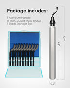 Voltrish 11-Blade HSS Deburring Tool for 3D Printing, Metal, Resin and Pipe