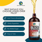 Amazing Herbs Egyptian Black Seed Oil - Gluten Free, Non GMO, Cold Pressed Nigella Sativa Aids in Digestive Health, Immune Support, Brain Function, Mild Flavor - 16 Fl Oz