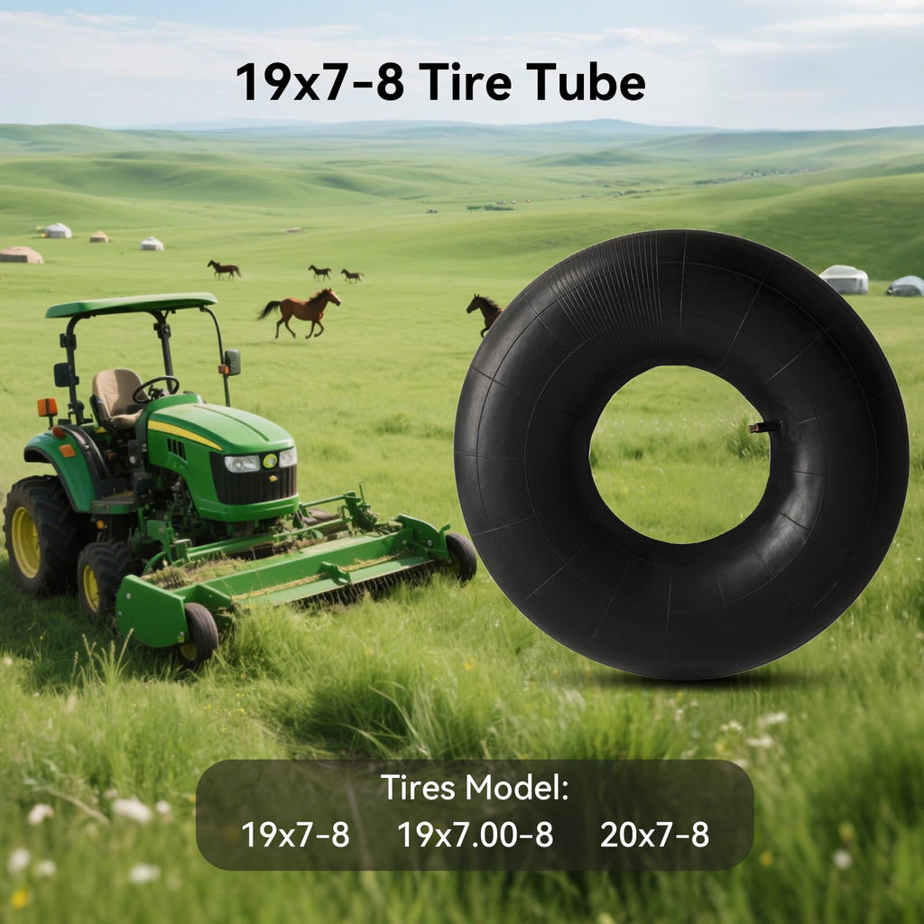 2 PCS 19x7-8 Inner Tube Heavy Duty 19x7.00-8, 20x7-8 Tube with TR13