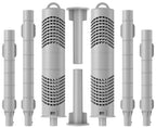 Hot Tub Mineral Silver Ion Cartridge Sticks (2 Gray) for Traditional Spas Care - NOT for Salt/IQ Systems - 8-Month Fresh, Crystal-Clear Water Treatment - Controlled 1.05% Ag+ Release Technology