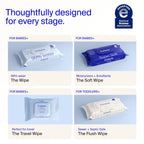 Coterie Baby Wipes for Sensitive Skin, 8-Pack (448 Count)