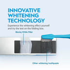 Bioniq White Filler - Whitening Toothpaste with 20% Hydroxyapatite - Contains White bioHAP and Fluoride Free for Daily Use - Mint Flavor - 1 x 4.77 Oz