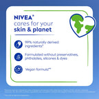 NIVEA Dewy Lip Balm with Hyaluronic Acid, Lightweight and Ultra-Hydrating for All Day Moisture, Leaves Visibly Less Noticeable Lip Lines and No Waxy Feel, 0.18 Oz, Pack of 4