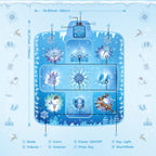 GirlsHome Dance Mat - Frozen Toys for Girls Electronic Dance Pad with 5 Game Modes, Built-in Music, Touch Sensitive Light Up LED Kids Musical Mat, Christmas & Birthday Gift for Girls 3-13