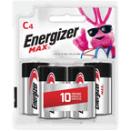 Energizer MAX C Batteries (48 Pack), C Cell Alkaline Batteries