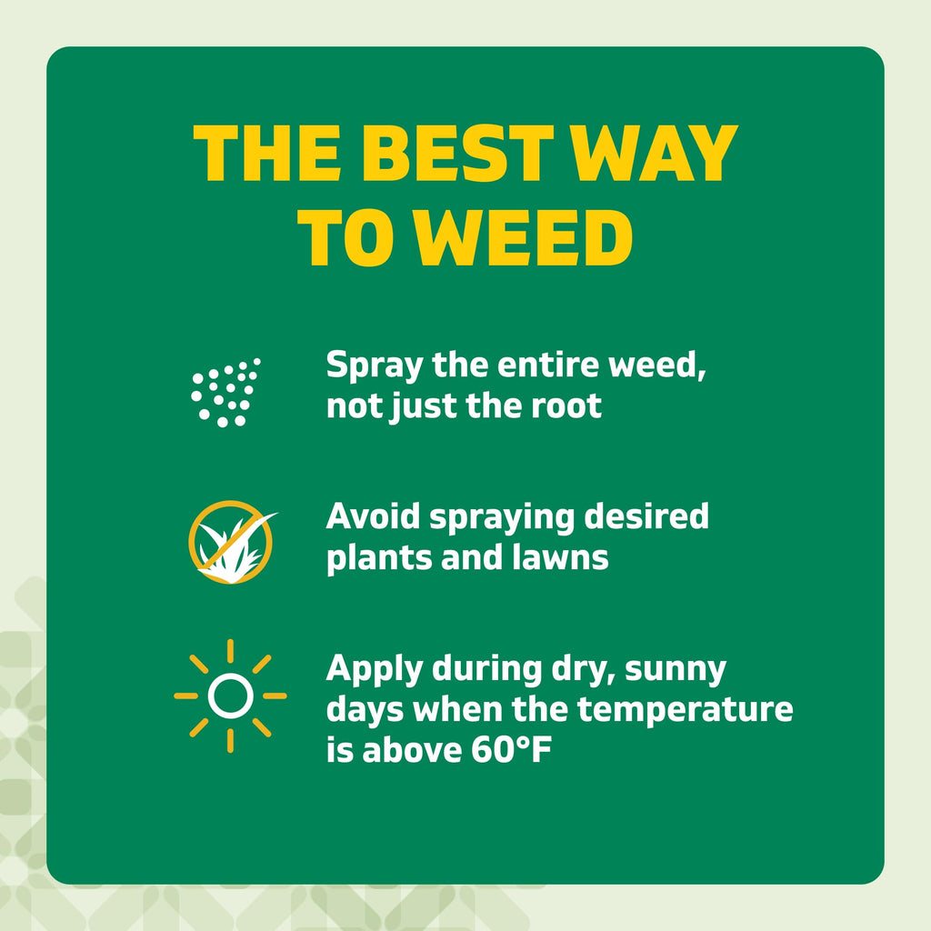 Spruce Weed & Grass Killer₃ Kit, Power Wand, 2 AA Batteries Included, 64 Oz