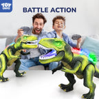 STEAM Life RC Walking T-Rex Dinosaur Toy, Lights and Roar, Kids 3-8