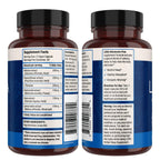 Nested Naturals Luna Melatonin-Free - Non-Habit Forming Herbal Sleep Supplement - Adult Bedtime Support, Help Sleeping w/Chamomile, Valerian, L-Theanine - 120 Vegan Capsules
