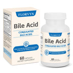 Florvyn Conjugated Bile Acid Supplement 1000mg – Supports Fat Digestion & Absorption of Fats & Fat-Soluble Nutrients, Gut Comfort & Nutrient Utilization, 60 Capsules, 30 Day Supply