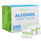 Alcohol Wipes | Individually Wrapped Alcohol Prep Pads with 70% Isopropyl Alcohol, Great for Medical & First Aid Kits | Sterile, Antiseptic 2-Ply Alcohol Swabs - 200 count