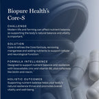 BioPure Core-S Mineral Supplement – Highly Bioavailable Minerals, Vitamins, Amino Acids, & Herbs to Support Nutritional Maintenance, Optimize Metabolism, and Promote Overall Well-Being – 120 Capsules