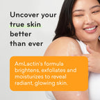 AmLactin Daily Vitamin C Lotion – Brightening Body Lotion for Dry Skin - No-Scrub Exfoliator and Moisturizer with 7% Lactic Acid AHA and Vitamin C, 7.9 oz (Packaging May Vary)