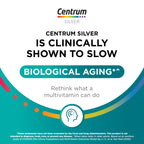 Centrum Silver Multivitamin for Men 50 Plus, Multimineral Supplement, Vitamin D3, B-Vitamins and Zinc, Gluten Free, Non-GMO Ingredients, Supports Memory and Cognition in Older Adults - 100 Ct