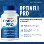 Optivell Eye Capsules, Optivell Pills Supplement - Maximum Strength, All Natural Visual Wellness and Crystal Clear View, Advanced Formula Optivell Vision Support Reviews (2 Pack)
