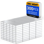 Powerful Neodymium Bar Magnets, 300 Pack Heavy Duty Magnet, 10x5x2mm