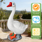 20" Porch Goose Statue Large Garden Resin Goose Decorative Sculpture