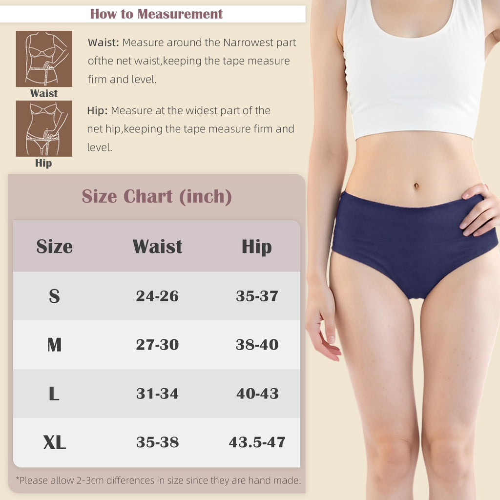 Incontinence Underwear for Women Washable Incontinence Underwear Absorbent Cotton Panties Bladder Leak Underwear for Women Teens