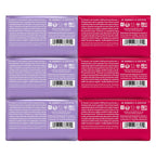 Dr. Bronner's - Pure-Castile Bar Soap, Rose 5 Ounce (3) and Lavender 5 Ounce (3) - Made with Organic Oils, For Face, Body and Hair, Gentle and Moisturizing, Biodegradable, Vegan, Cruelty-free, Non-GMO