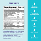Ultima Replenisher Crave Killer Supplement and Electrolytes Powder – Tropical Fusion, 14 Stickpacks – Hydration Packets that Kick Cravings to The Curb