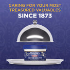 Wright's by Weiman Silver Cleaner and Polish Cream with Polishing Cloth, Ammonia-Free, Gently Clean & Remove Tarnish without Scratching