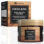 Body Butter for Men- Cocoa King Body Butter - Cocoa butter and Cologne Scent - 5.26 oz Body Cream Blend