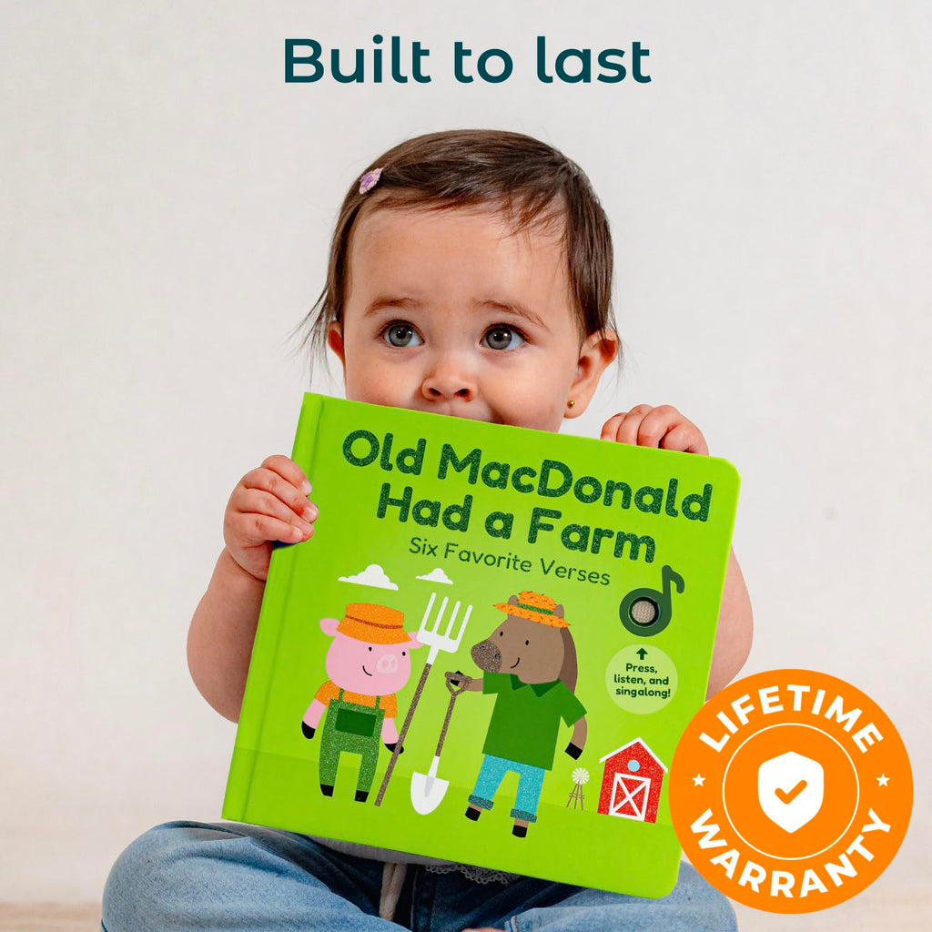 Cali's Books Old Macdonald Had a Farm | Interactive Books for 1 Year Old, Books for 2 Year Olds with Buttons on Every Page | Fun Farm Toy Book for Baby and Toddlers | Great Gift for Kids