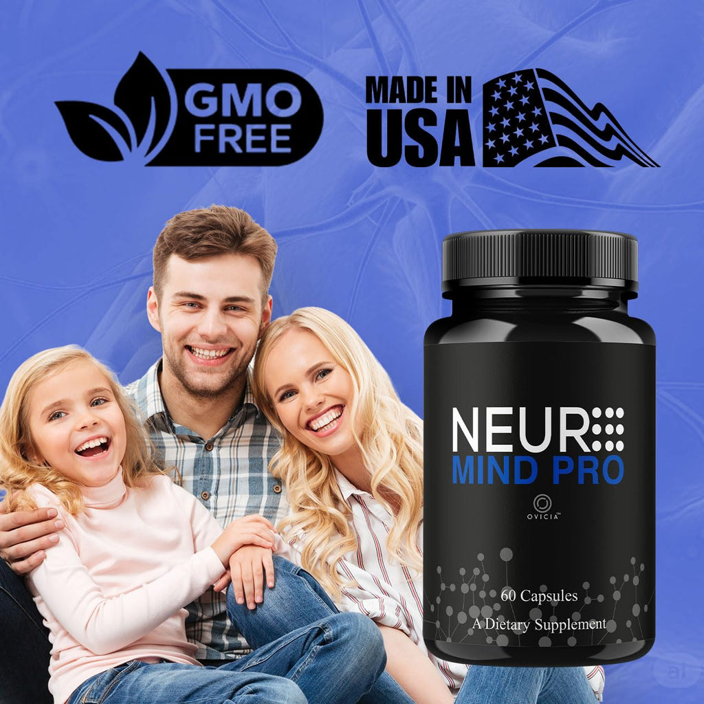Neuro Mind Pro - Neuro MindPro Capsules Advanced Formula, NeuroMindPro Original Premium Pills All Natural Daily Support for Overall Health & Wellness Reviews, 60 Capsules for 1 Month