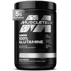 MuscleTech Glutamine Powder | 100% Pure L Glutamine Powder | Post Workout Recovery Drink | L-Glutamine Powder for Men & Women | Muscle Recovery | Unflavored (60 Servings)