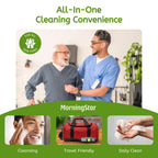 Adult Wipes for Elderly - 240 Wipes 4 Packs Thick Extra Large Disposable Washcloths for Adult Bathing & Shower Alternative No-Rinse - Lightly Scented XXL
