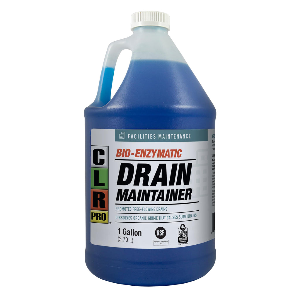 CLR PRO Commercial Drain Line and Grease Trap Treatment, Preventative Maintenance Microbial Formula, 1 Gallon Bottle