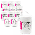 CaviWipes Disinfectant Wipes – Surface Disinfecting Wipes for Professional Cleaning in Healthcare & Laboratory Settings – 160 Count per Canister, 12 Canisters/Case