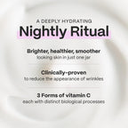Mad Hippie Triple C Night Cream – Face Moisturizer, Skin-Brightening, Anti-Aging Skin Care with 3 Forms of Vitamin C, 2.1 Oz