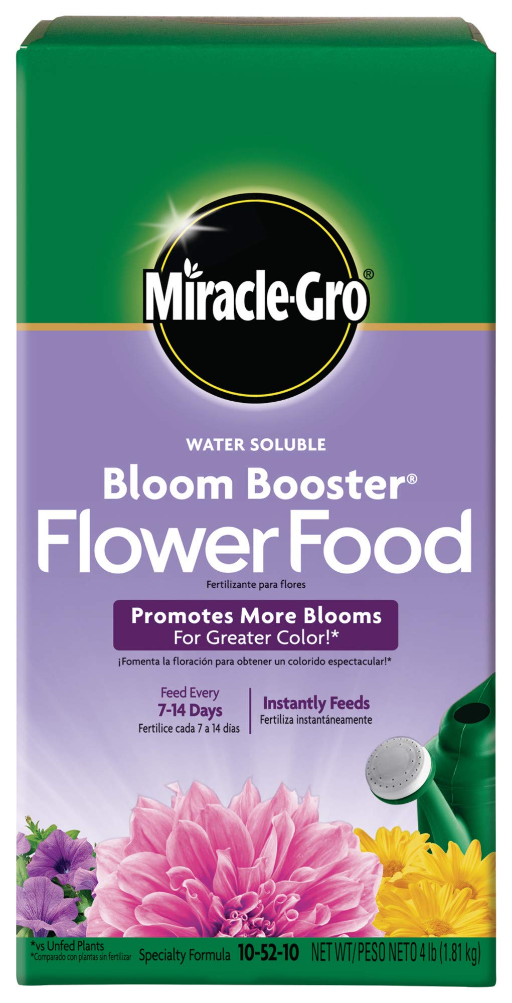 Miracle-Gro Water Soluble Bloom Booster Flower Food 4 lb
