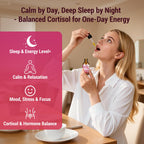 Bvlaue Cortisol Supplements Detox for Women - 20-in-1 Cortisol Reducer,Manager,Lower w/Ashwagandha,Magnesium,L-Theanine,Saffron,Rhodiola for Hormone Balance/Sleep/Stress Relief,Strawberry Flavor