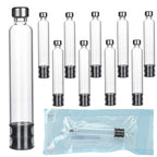 3ml Pen Cartridges for Peptide Pen and V1 V2 Pens, 10 Pack 3cc Empty Glass Cartridge with 11mm Long Stopper, Sterilized & Individually Wrapped