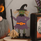 5PCS Halloween Witch/Ghost/Shoes Decoration for Indoor Home Table Decor