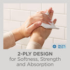 Pacific Blue Select Multifold Premium 2-Ply Paper Towels (Previously Branded Signature) by GP PRO (Georgia-Pacific), White, 21000, 125 Paper Towels Per Pack, 16 Packs Per Case
