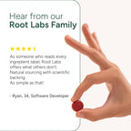 ROOT LABS Sea Moss Gummies I 92+ Minerals I Black Seed Oil I KSM 66 Ashwagandha I Lab Tested I No Added Sugar | for Men, Women I Non-GMO I 100% Natural & Organic I 1600 mg I 60 Gummy