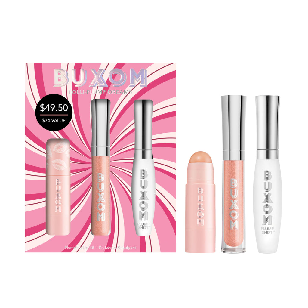 BUXOM Power-Full Plumping Lip Balm, Tinted Lip Balm Plumper, Enhancing Lip Moisturizer, Hydrating & Smoothing Peptide Lip Treatment, Cruelty-Free, Filler, Celeste, Big O