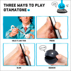 Otamatone Japanese Electronic Musical Instrument Portable Music Synthesizer from Japan by Maywa Denki Studio Award Winning, Educational Fun Gift for Children, Teens & Adults - Black
