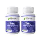 EZ Melts Zinc - Supplement for Immune, Digestive & Skin Health Support - Non-GMO, Vegan & Gluten-Free - Blueberry Blast - 120 Dissolvable Tablets (120 Servings)