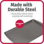 GoodCook AirPerfect Non-Stick 17” X 11" Cookie Sheet Set , Homemade, Frozen & Leftover Slices, Set of 2