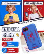 Kids Smart Phone, 3.5'' Touchscreen Spider Toy Phone for Toddler Boy