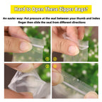 JINYONBAG Small Plastic Bags 3x3, 400pcs, Transparent for Pills, Clear Reusable Baggies for Jewelry, Coins, Candy, etc