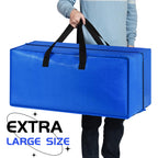 Heavy Duty Extra Large Storage Bags, XL Moving Bags for College Dorm Essentials, Moving Supplies Compatible with IKEA Frakta Cart, 4 Packs