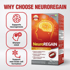 LABO Nutrition NeuroREGAIN - Scallop-derived PLASMALOGEN for Brain Deterioration, Memory, Alertness, Learning, Concentration and Other Cognitive Functions – Suitable for Seniors, Adult Men & Women x3