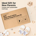Inkless Hand and Footprint Kit, Boy Girl Newborn Keepsake (Onyx Black)