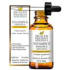 100% Natural & Organic Vitamin E Oil For Your Face & Skin, Unscented - 15,000/30,000 IU - Reduces Wrinkles & Lightens Dark Spots Which Leaves Your Skin More Youthful. Not-Too-Thick Oil, Infused With Jojoba & Avocado Oil, Makes Your Skin Soft & NON Sticky.