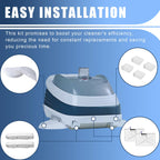 Wadoy AXV417WHP Pool Cleaner Kit Compatible with Hayward Navigator Pool Vac Ultra Pool Cleaners with AXV604WHP Front and Rear Bezels, AXV434WHP Flap, AXV414P Pod Shoes